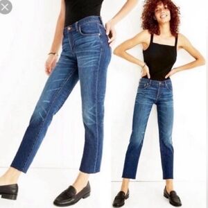 Madewell The Slim Boyjean Raw Hem Size 27